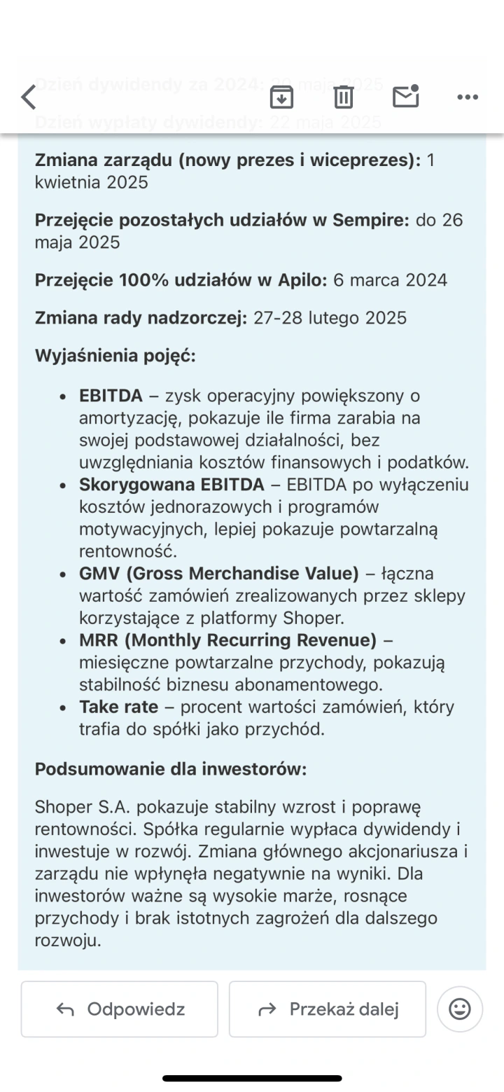 GpwAlert.com Screenshot 5