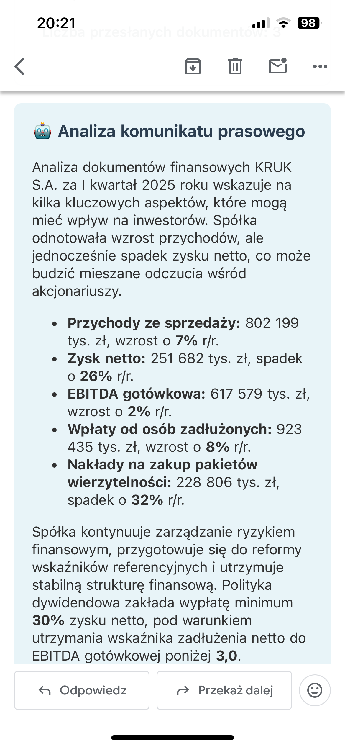 Przykład alertu 3