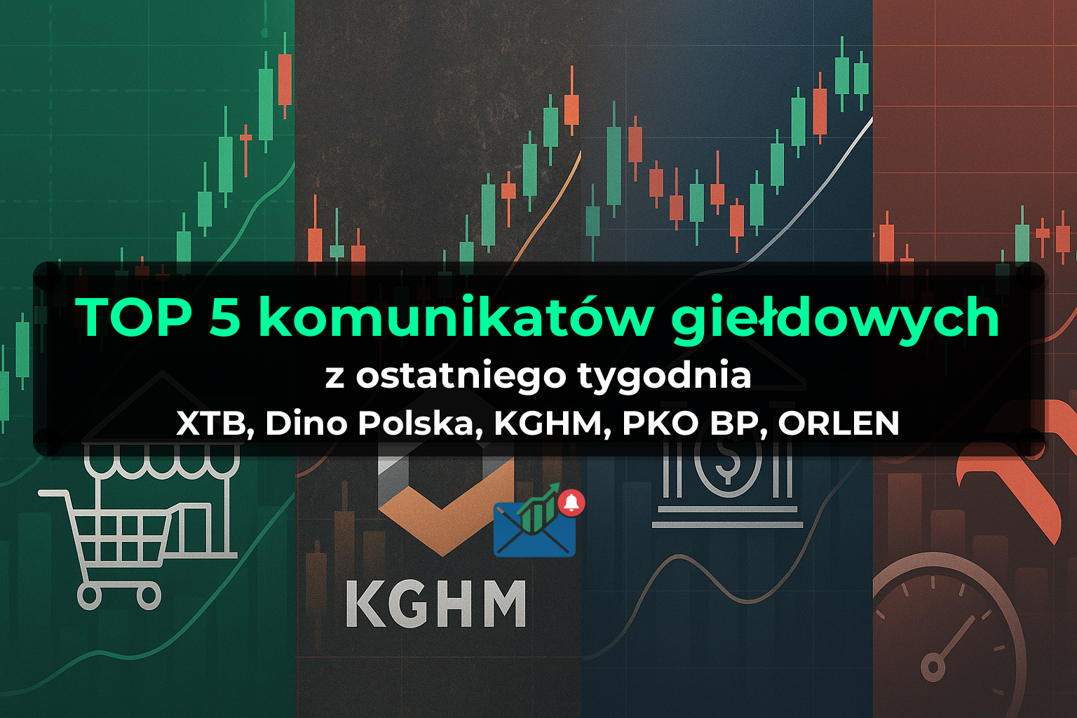 TOP 5 komunikatów giełdowych z ostatniego tygodnia (XTB, Dino Polska, KGHM, PKO BP, ORLEN) - Tydzień 19/2026