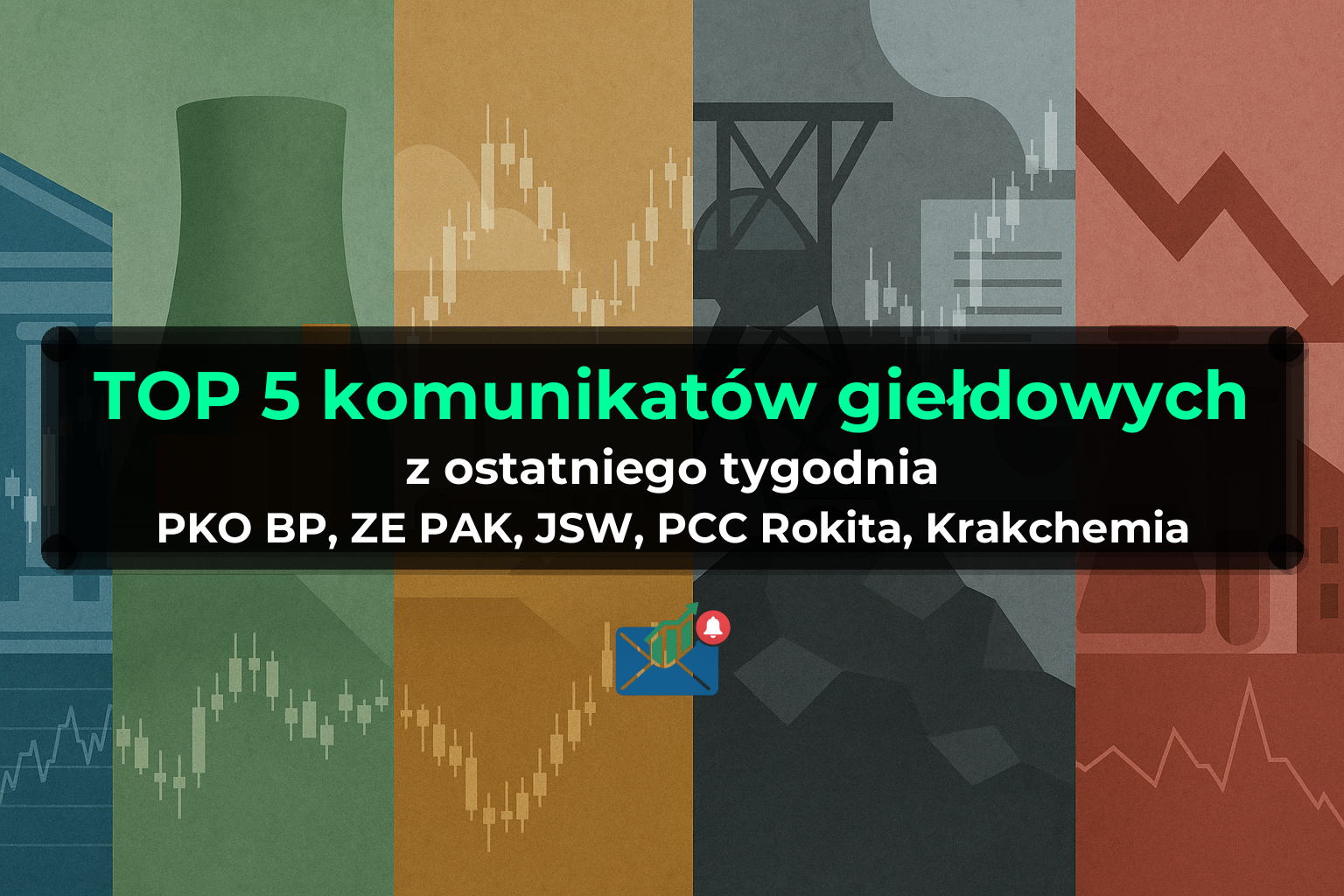 TOP 5 komunikatów giełdowych z ostatniego tygodnia (PKO BP, ZE PAK, JSW, PCC Rokita, Krakchemia) - Tydzień 41/2026